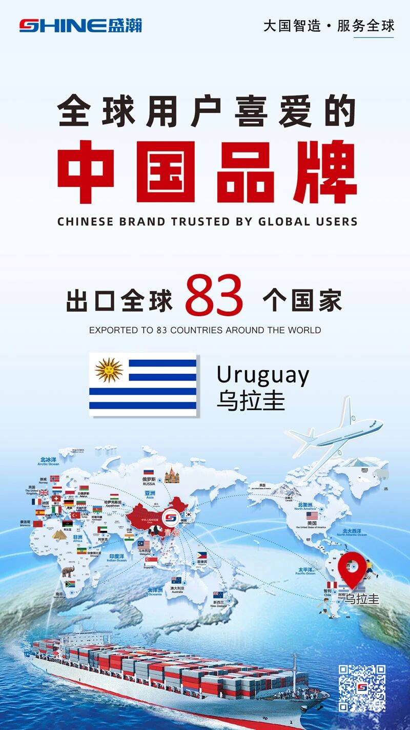 喜報 | 盛瀚產(chǎn)品出口國家增至83個！